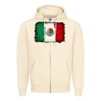 Sandshell Mexican flag Zipper Hoodie - RanaPortraitStore