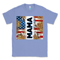 Colony Blue American mama Classic Tee - RanaPortraitStore
