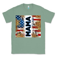 Sage American mama Classic Tee - RanaPortraitStore