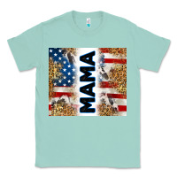 Seafoam American mama Classic Tee - RanaPortraitStore