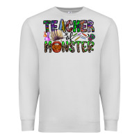 Dove Grey teacher of monster Premium Sweatshirt - CowhideDigitalArt