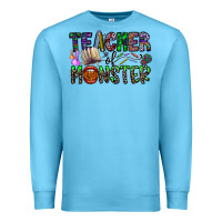 Ocean Blue teacher of monster Premium Sweatshirt - CowhideDigitalArt