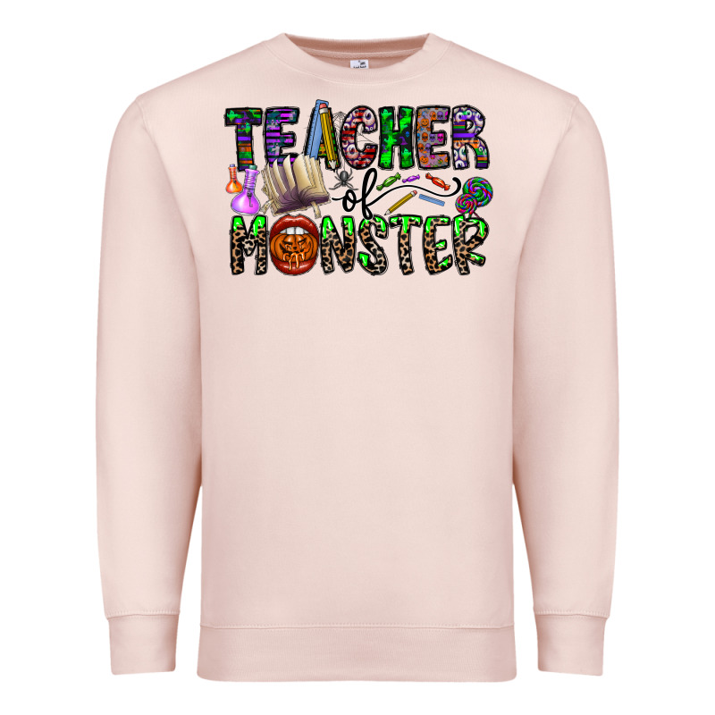 Teacher Of Monster Premium Sweatshirt by CowhideDigitalArt | Teevron