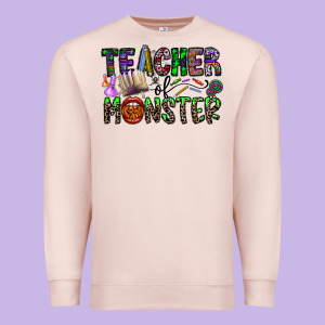 Teacher Of Monster Premium Sweatshirt Designed By Cowhidedigitalart