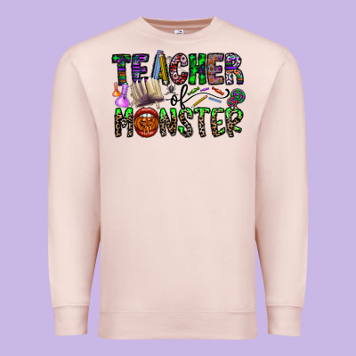 Teacher Of Monster Premium Sweatshirt Designed By Cowhidedigitalart