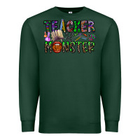 Sports Green teacher of monster Premium Sweatshirt - CowhideDigitalArt