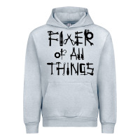 Heather Grey Fixer Of All Things Urban Hoodie - LillyAllenDesigns