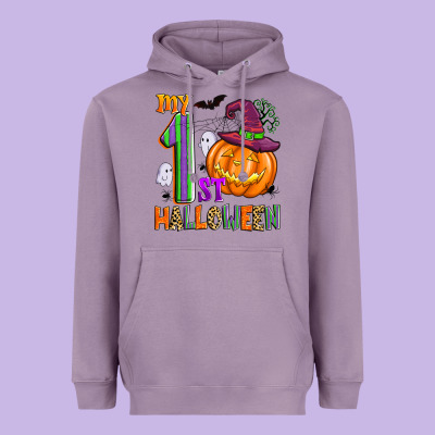 My 1st Halloween Heavyweight Hoodie Designed By Zillion Design Studio
