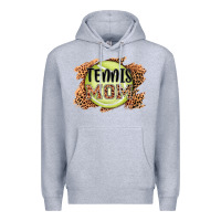 Heather Grey tennis mom Premium Hoodie - AdoDesignShop