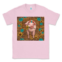 Bubblegum Pink baby pig Classic Tee - RanaPortraitStore