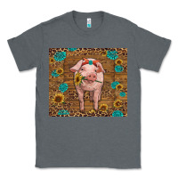 Charcoal Heather baby pig Classic Tee - RanaPortraitStore