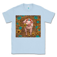 Dusty Blue baby pig Classic Tee - RanaPortraitStore