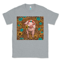 Heather Grey baby pig Classic Tee - RanaPortraitStore