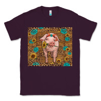 Plum baby pig Classic Tee - RanaPortraitStore