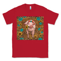 Red baby pig Classic Tee - RanaPortraitStore