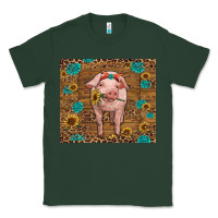 Sports Green baby pig Classic Tee - RanaPortraitStore