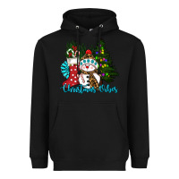 Black christmas vibes Heavyweight Hoodie - RanaPortraitStore