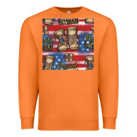 Carrot proud veteran seamless pattern Premium Sweatshirt - HRA Design Shop
