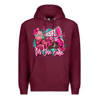 Burgundy cheer for the cure Premium Hoodie - AdoDesignShop