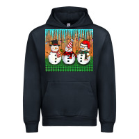 Navy christmas snovman Urban Hoodie - BarkalooDesign