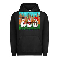 Pigment Black christmas snovman Urban Hoodie - BarkalooDesign