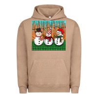 Pigment Burro christmas snovman Urban Hoodie - BarkalooDesign