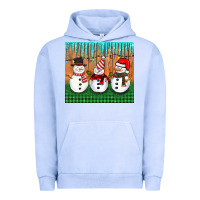 Pigment Grape Ice christmas snovman Urban Hoodie - BarkalooDesign