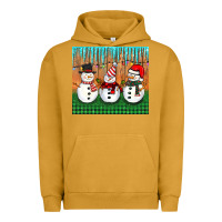 Pigment Peanut Butter christmas snovman Urban Hoodie - BarkalooDesign