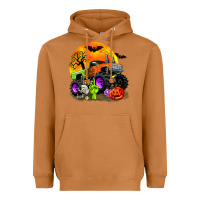Meerkat halloween monster truck Heavyweight Hoodie - Zillion Design Studio