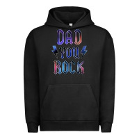 Pigment Black Dad You Rock Urban Hoodie - LillyAllenDesigns