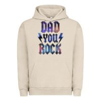 Pigment French Oak Dad You Rock Urban Hoodie - LillyAllenDesigns