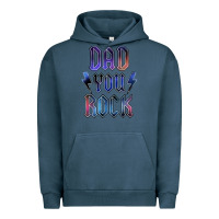 Pigment Midnight Navy Dad You Rock Urban Hoodie - LillyAllenDesigns