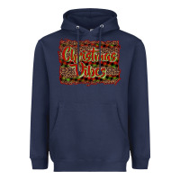 Navy Christmas vibes Heavyweight Hoodie - RanaPortraitStore