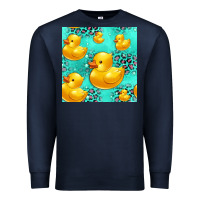 Navy rubber duck seamless pattern Premium Sweatshirt - HRA Design Shop