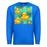 True Royal rubber duck seamless pattern Premium Sweatshirt - HRA Design Shop
