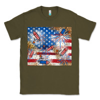 Army Green American Classic Tee - RanaPortraitStore