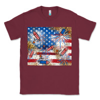 Burgundy American Classic Tee - RanaPortraitStore