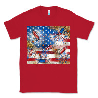 Red American Classic Tee - RanaPortraitStore