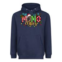 Navy Momo Claus Heavyweight Hoodie - texasbilliewilder