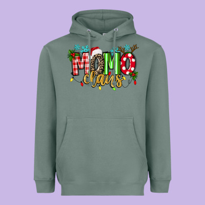 Momo Claus Heavyweight Hoodie Designed By Texasbilliewilder