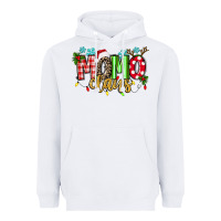 White Momo Claus Heavyweight Hoodie - texasbilliewilder