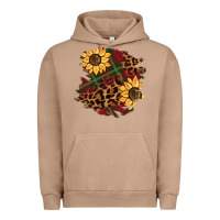 Pigment Burro Christmas leopard sunflower Urban Hoodie - BarkalooDesign