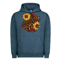 Pigment Midnight Navy Christmas leopard sunflower Urban Hoodie - BarkalooDesign