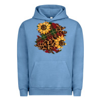 Pigment Pebble Blue Christmas leopard sunflower Urban Hoodie - BarkalooDesign