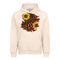 Sandshell Christmas leopard sunflower Urban Hoodie - BarkalooDesign