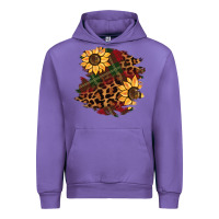 Tulip Christmas leopard sunflower Urban Hoodie - BarkalooDesign