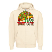 Sandshell Taco 'bout cute Zipper Hoodie - RanaPortraitStore