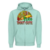 Seafoam Taco 'bout cute Zipper Hoodie - RanaPortraitStore