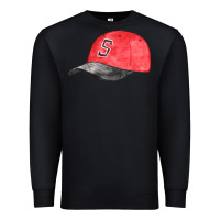 Black red softball cap fa element Premium Sweatshirt - FaDigitalArtStudio