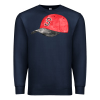 Navy red softball cap fa element Premium Sweatshirt - FaDigitalArtStudio